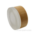 Frosted Face Cream cosmetische glazen potten met gravure